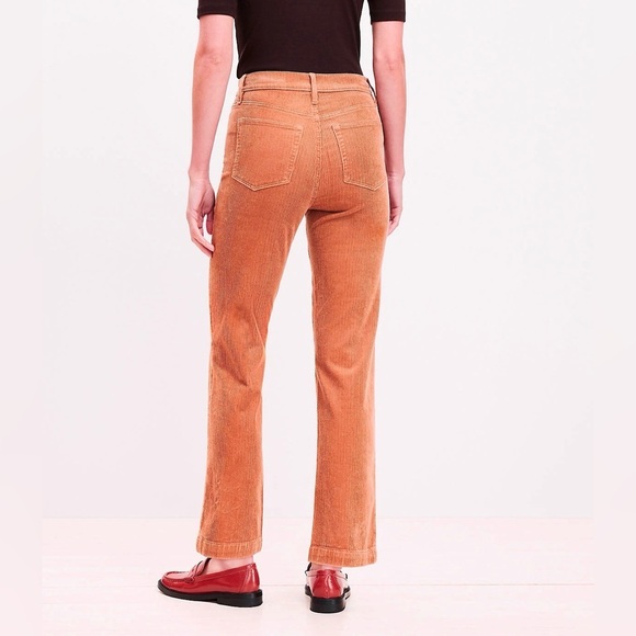 LOFT Size 30/10 Nutmeg High Waist Skinny Corduroy Jeans Cotton-Modal-Spandex - Picture 2 of 8